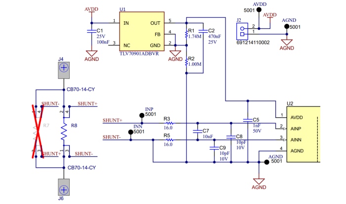 Schematic - Texas Instruments AMC-MOD-50A-EVM Evaluation Module